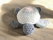 Handmade Crochet Turtle Plushie