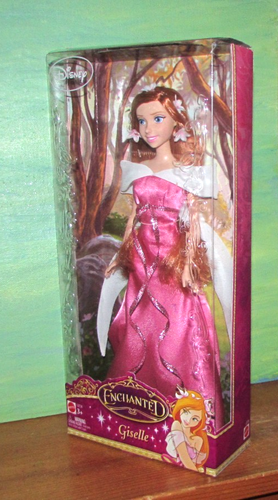 Nuevo Vestido Rosa Giselle 2007 Película Disney Encantada Amy Adams Pelo Rojo Muñeca Barbi - Imagen 16 de 20