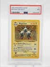 MAGNETON 1999 POKEMON BASE SET GAME HOLO RARE 9/102 PSA 7 Q7119