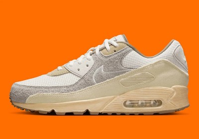 Nike Air Max 90 PRM Muslin Sail Pale Ivory College Grey Nby IM6773-104 sz 7 Men