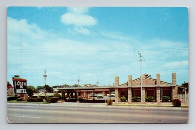 Postcard Lazy K Motel, Ponce City, Oklahoma - Posted 1964