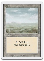 Plains (C) #295 Revised Edition Magic: The Gathering