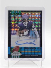 JORDAN ADDISON 2025 TOPPS CHROME 1990 BLACK GEO VIKINGS AUTO /10 Q4078