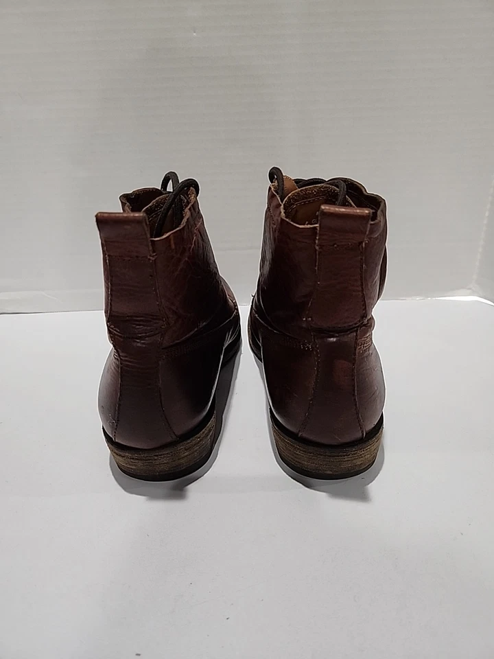 Blackstone Leather Ankle Boots Womens Size 9.5 /41 Laces GL 50 Old Yellow Brown - Image 3 of 4