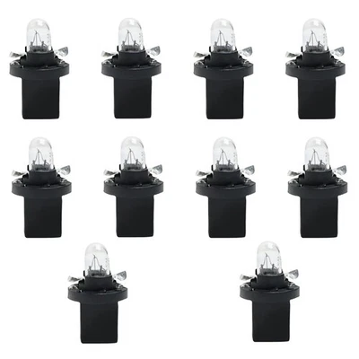 10 Pièces Ampoule Tableau de Bord Sourcing Map Led Tableau De Bord Voiture 12V - Photo 1/4