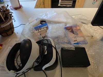 3 Game PlayStation VR Aim Controller Firewall Bundle + Headset + Box
