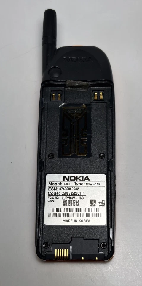 Teléfono UT Vols Edition Nokia 5165 naranja Tennessee sin batería sin probar Foto 3 de 4