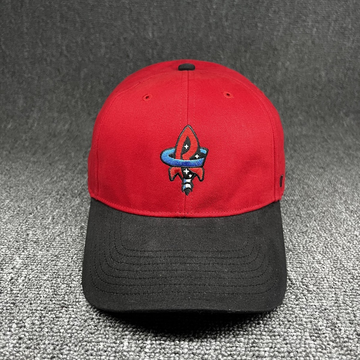 Houston Rockets '47 Brand Clean Up Youth Hat Red Black Adjustable NBA Kids Cap