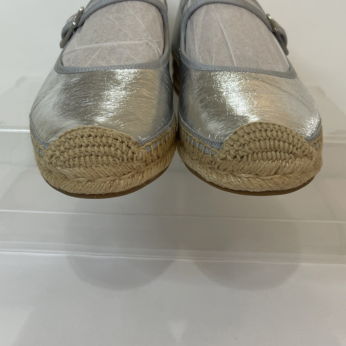 Sam Edelman Mackie Scarpe Mary Jane Donna, Colore Argento Morbido, Numero 37 EU, Tacco 3,5 Cm - 2