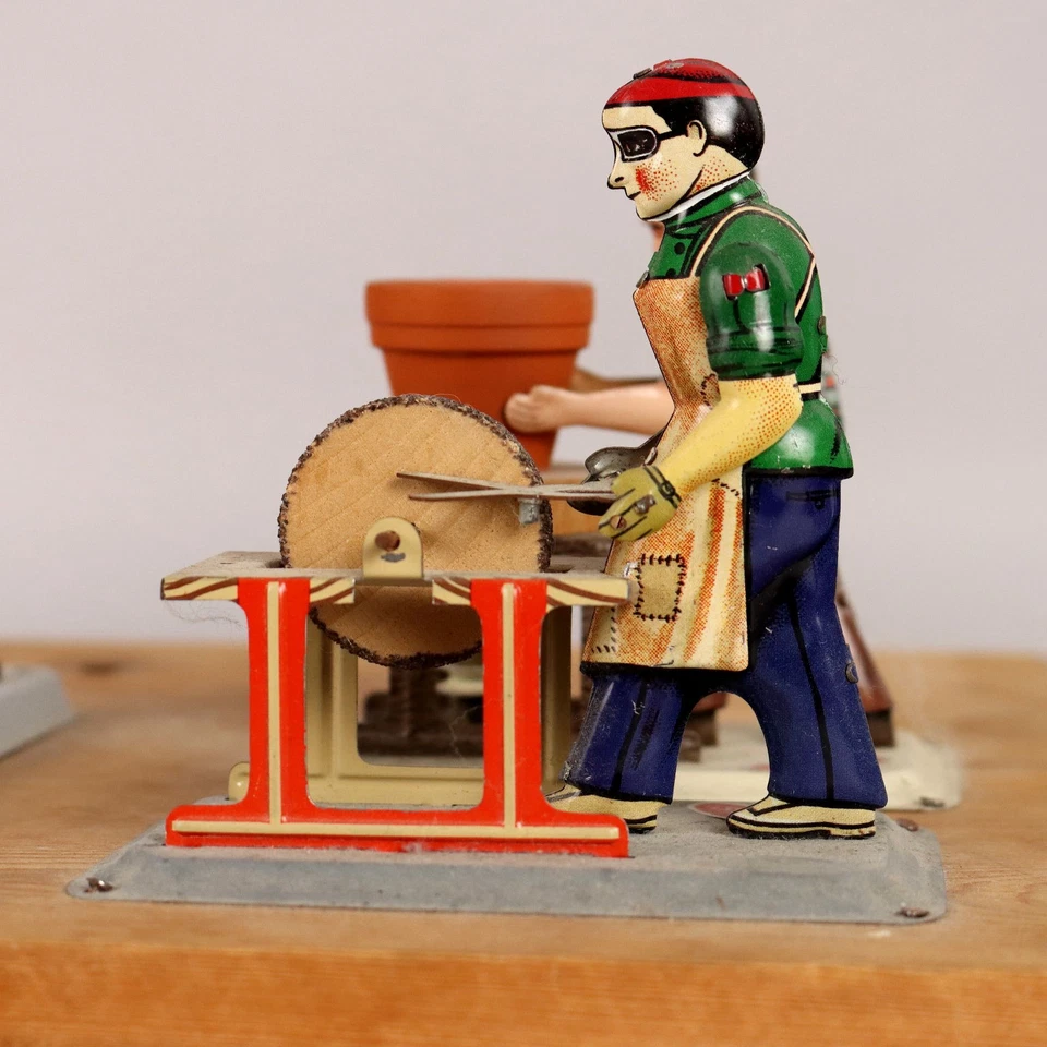 Modellino di Caldaia a Vapore Wilesco Vintage Ferro Germania Anni 80 Originale - Immagine 3 di 4