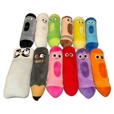 Complete 12 Baby First TV Color Crew Plush Talking Crayons 6 Non Working