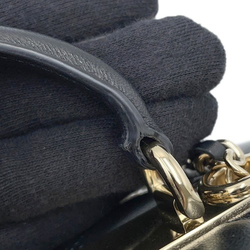 CHANEL Matelasse Chain Vanity Lambskin Black AP1472 - Picture 14 of 17