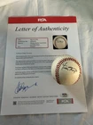 MICKEY MANTLE, DUKE SNIDER, WILLIE MAYS AUTOGRAPHED BASEBALL WITH PSA COA