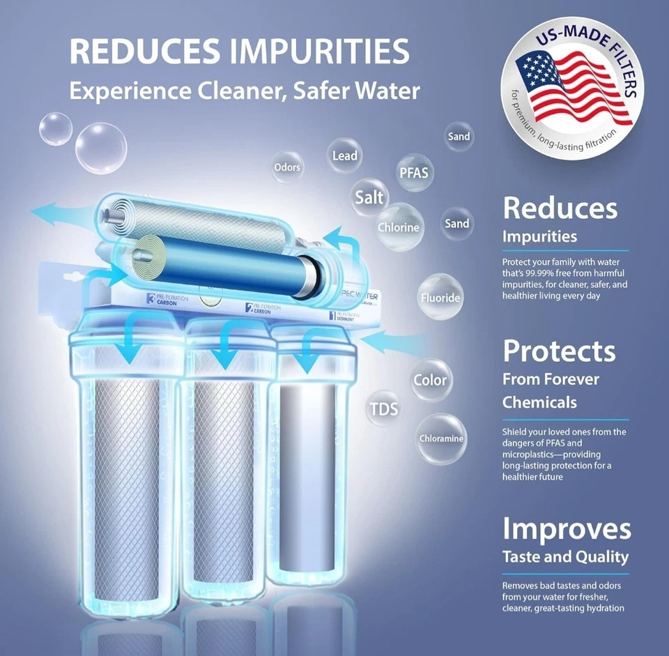 Sistemas de agua APEC RO-90 Ultimate Series nivel superior supremo ósmosis inversa cromo Foto 4 de 4