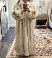 Golden Isle Shadow Fox Full Length Coat Pre-O...