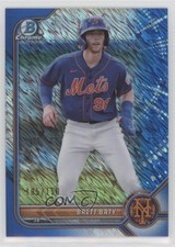 2022 Bowman Chrome Prospects Blue Shimmer Refractor /150 Brett Baty #BCP-5 0m3j
