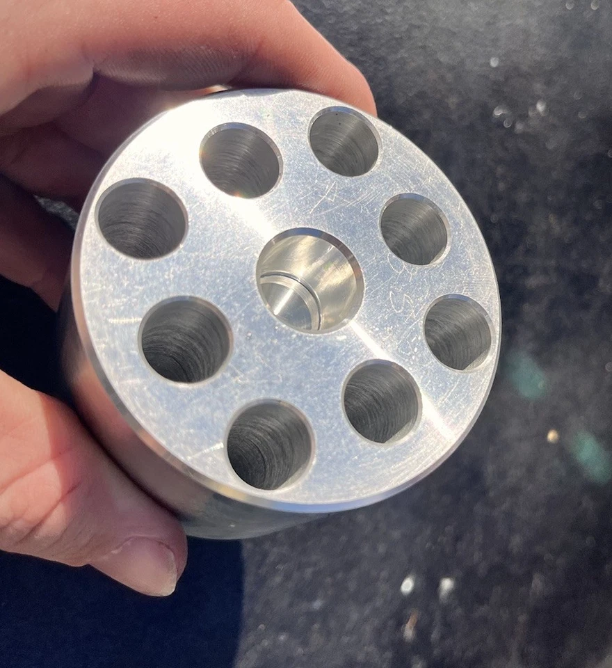 Ventilador mecánico accionado por correa March Performance extensión de 2 pulgadas Billet universal Foto 3 de 4