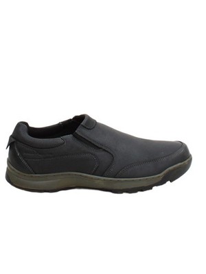 Hush Puppies Herrenschuhe UK 8 Schwarz 100% Leder Halbschuh