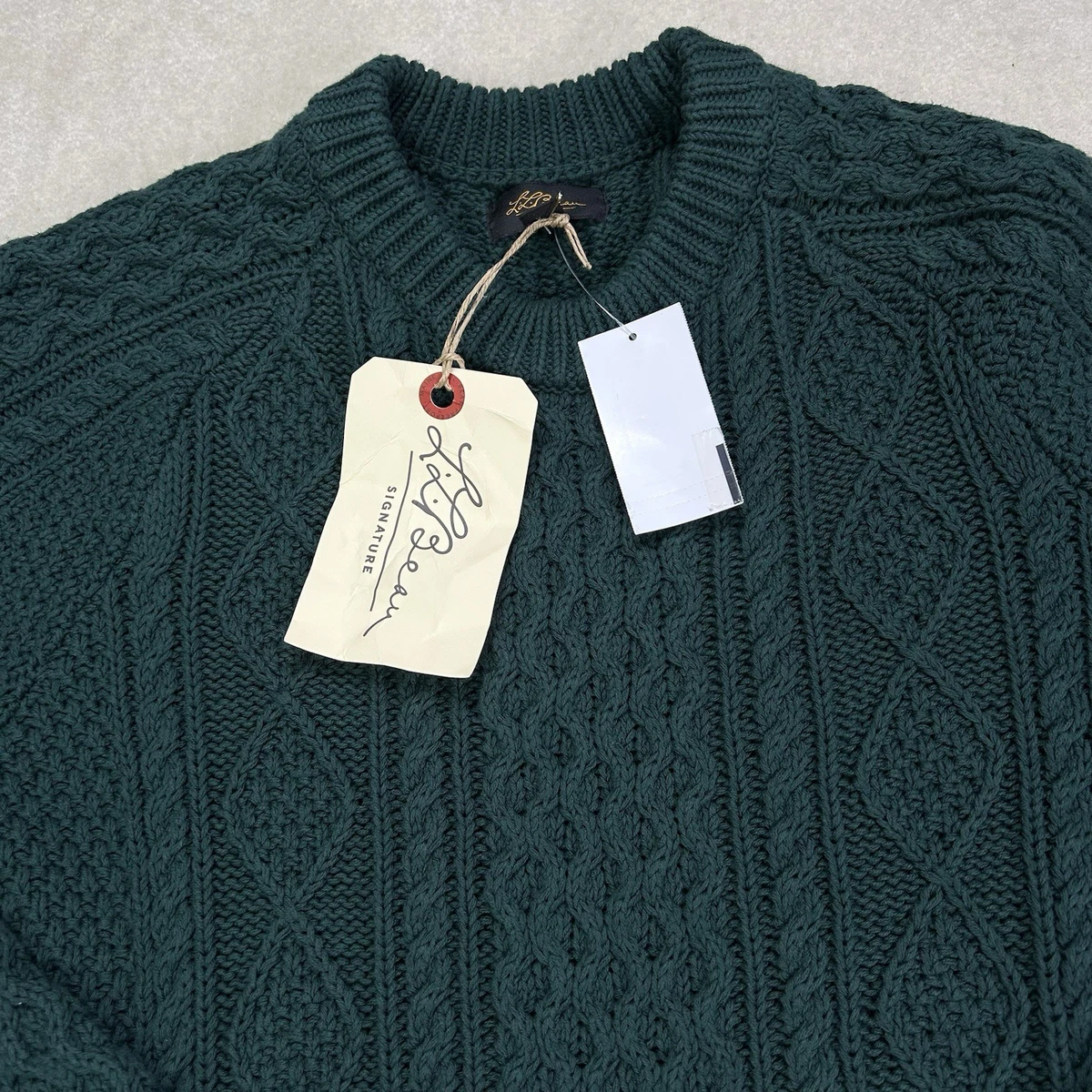 トップス 80's vintage llbean Fisherman Sweater XL ll bean fisherman sweater products for sale | eBay