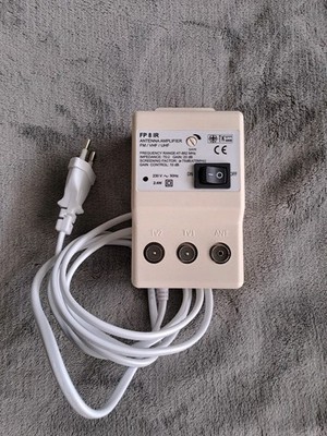 TV Antennenverstärker | 2 Geräte | HDTV 4K | DVB-C /T2 Signal Verstärker 20dB FP
