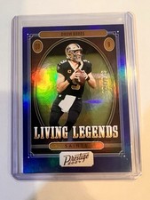 2024 Panini Prestige - Living Legends Drew Brees #LL-DBS Xtra Points Blue /249