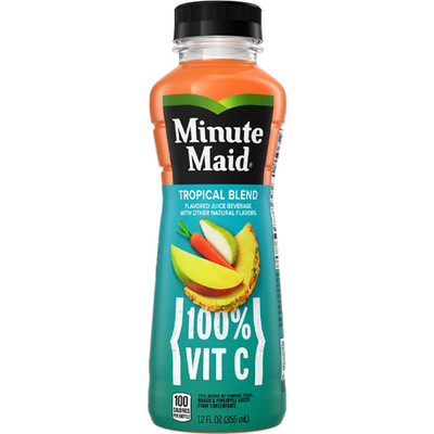 Minute maid tropical blend juice 12oz 24 pack