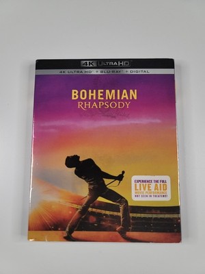 Bohemian Rhapsody: w/Slipcover (4K UHD/Blu-ray/Digital 2018) New Read Below 