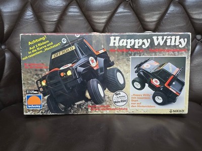 NIKKO Happy Willy RC Auto 1983 Vintage + Fernbedienung + OVP 