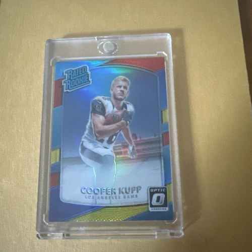 2017 Donruss Optic - Rated Rookie Cooper Kupp #179 Red and Yellow Prizm (RC)