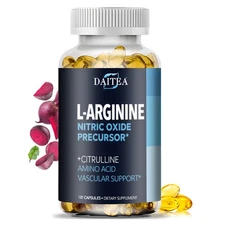 Nitric Oxide Booster Supplement Promotes Blood Flow Vitality-120 Capsules