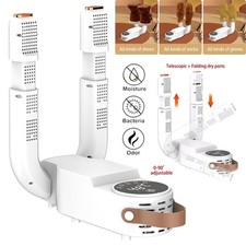 Electric Shoes Dryer Boot Dryer Glove Dryer Intelligent Timer Foldable Design