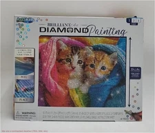 ArtSkills Brilliant Art Diamond Painting Kittens Design