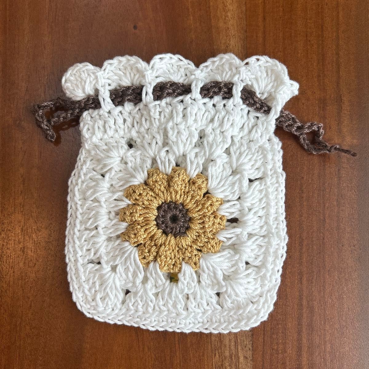 Sunflower Drawstring Bag Drawstring Bag - image 2