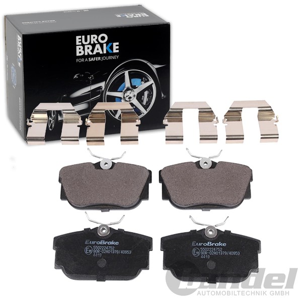 Eurobrake BremsbelÄGe Satz Hinterachse Passend FÜR VW California Transporter-image