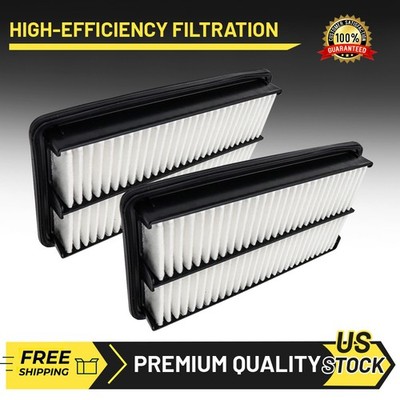 2x Engine Air Filter Set For Honda Odyssey Pilot Ridgeline Passport Acura MDX
