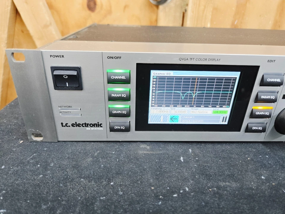 T.C. Electronic EQ Station 8 Rack Mountable Hi-End Live EQ w/ Color Display ONE - Image 2 of 4