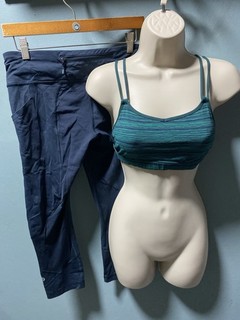 Lululemon Women’s Size 6 Make A Move Bra Top/Pace Rival 22” Leggings Lot Of 2
