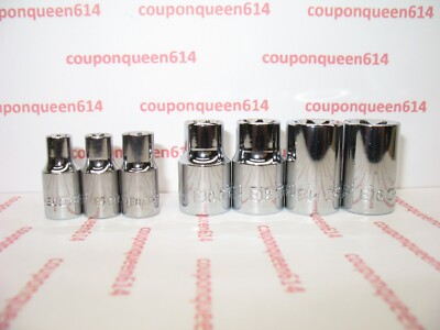 Craftsman 1/4'' & 3/8  Drive External Torx Sockets 6 Point - Brand New 7 pc