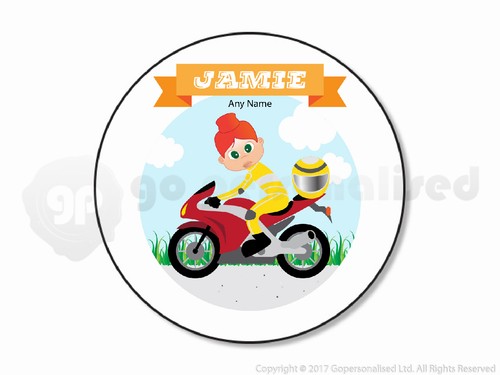 Personalised Gift Biker Coaster Motorcyclist Motorbike Rider Fun Present For Her - Picture 34 of 34