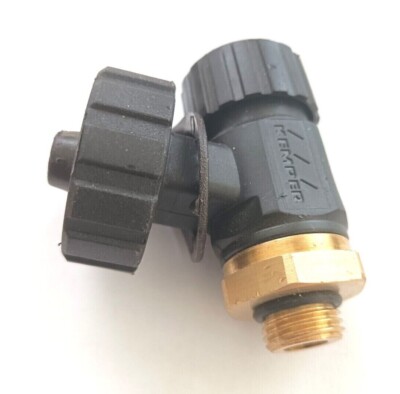 Kemper Entleerungsventil 1/4'' DN8 Freistromventil Schrägsitzventil Entleerventil