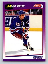 Randy Moller 1991-92 Score American #79 New York Rangers