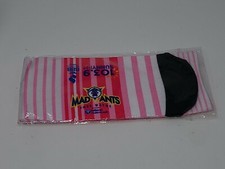 Fort Wayne Mad Ants 103.9 Sunny FM Socks Pink & White Stripes