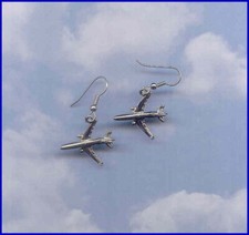 MD-11 Earrings Aircraft Airplane Aviatrix 99's Made in the USA