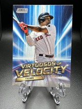 2023 Topps Stadium Club Virtuosos of Velocity #VV-16 Rafael Devers Red Sox 
