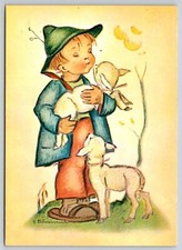 Postal de Hummel El Pastorcito