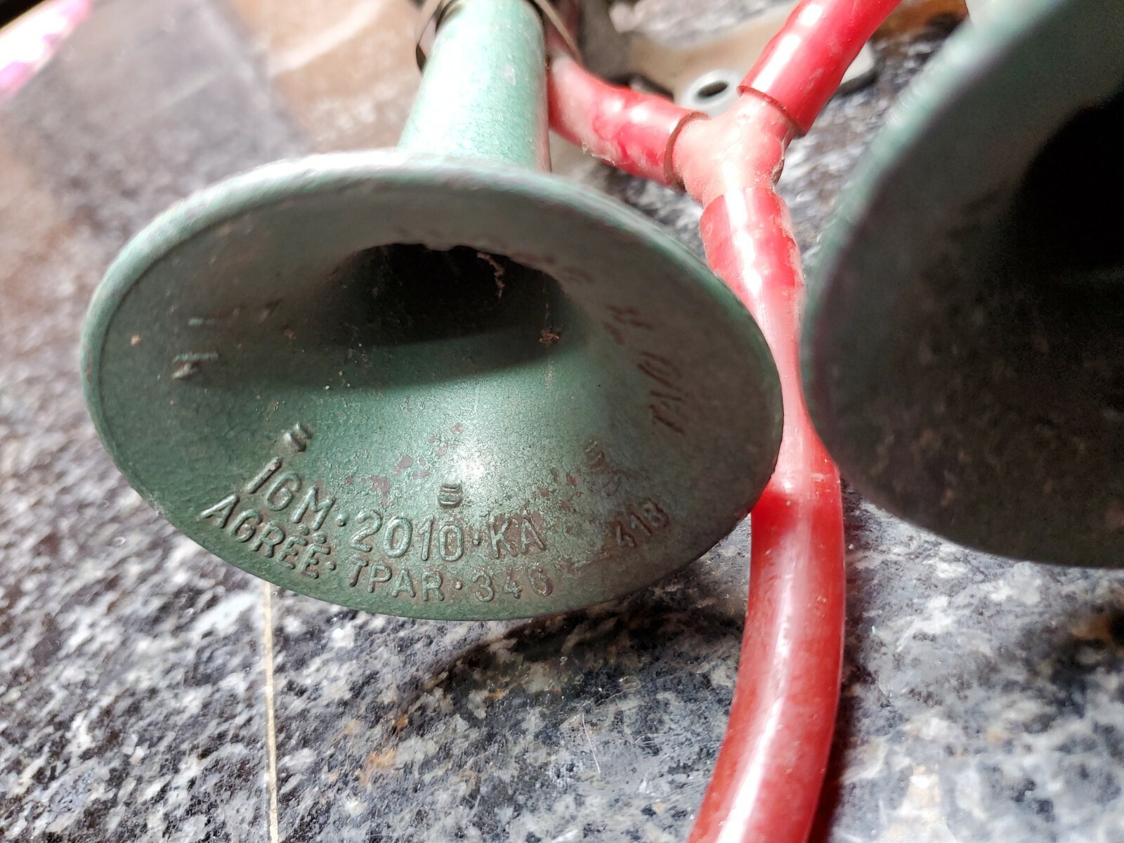 FIAMM MERCURY air horn & compresor TA/0 IGM 0874 KA 1960  MC/O FERRARI MASERATI