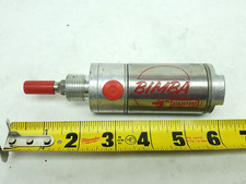 NEW BIMBA AIR CYLINDER STAINLESS MODEL 171-DNR 1-1/2 INCH BORE NOSE MOUNT HR
