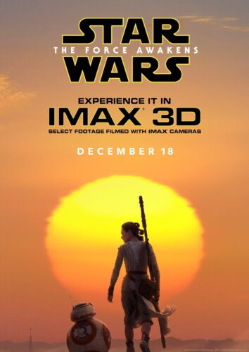 Star Wars The Force Awakens Movie Poster (24x36) - Rey, Daisy Ridley v9 - Afbeelding 1 van 1