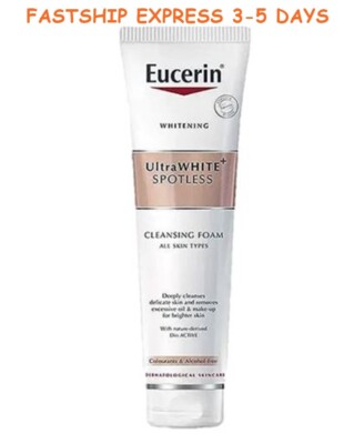 150ml Eucerin UltraWHITE+ Spotless Cleansing Foam Dio ACTIVE Alcohol-Free