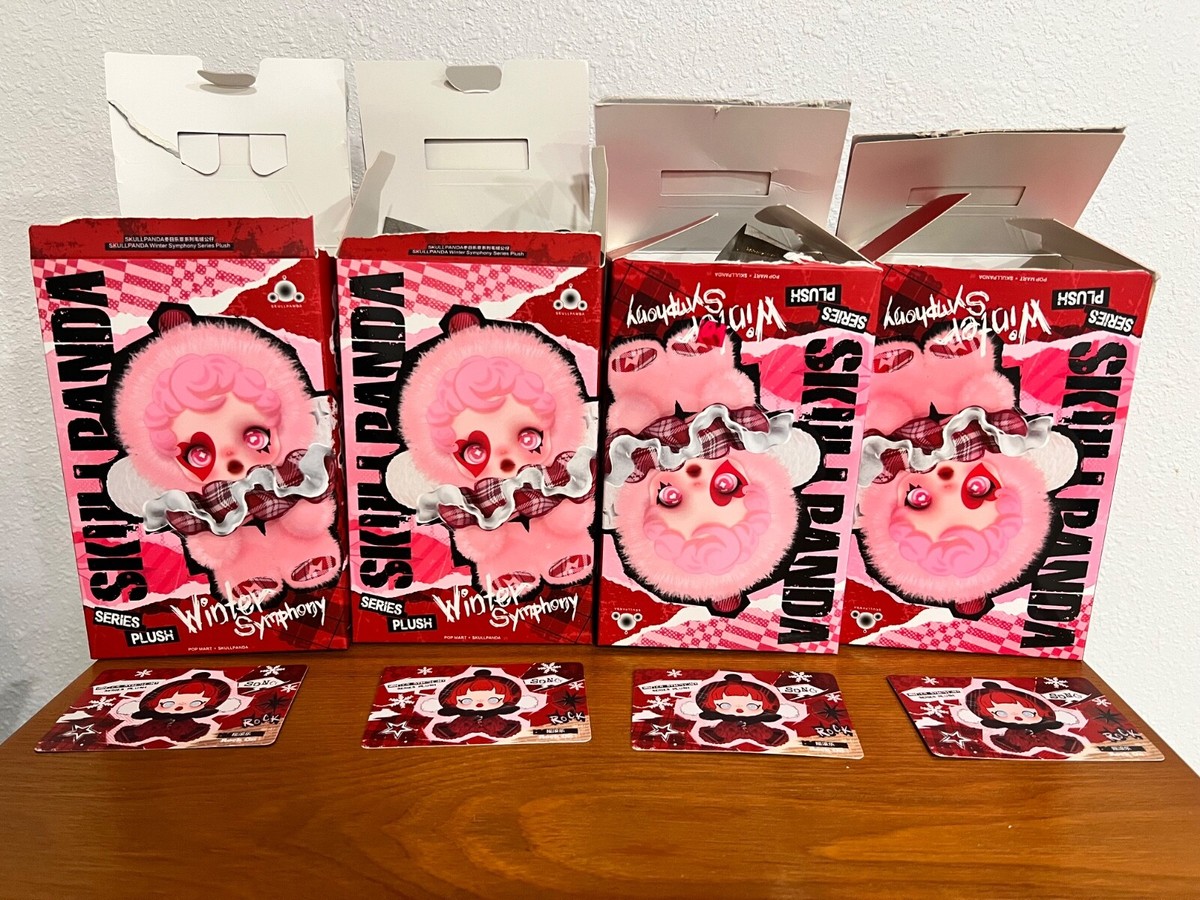 NEW OPEN BOX Popmart Skullpanda Winter Symphony Confirmed